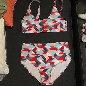 Folsom & Co high-waisted bikini, size L
